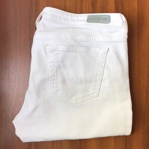 AG slim straight jeans, size 32